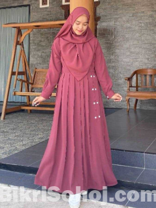 অরজিনাল চেরি কাপড়ের শুধু বোরকা